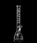 18" BEAKER + PERK - GREEN LOGO