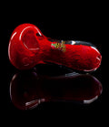 FAT FRIT GRAFFIX HAND PIPE ( 8" LONG 1.25 POUNDS) (RED FRIT SHOWN)