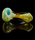 FAT SILVER FUMED GRAFFIX HAND PIPE ( 8" LONG 1.25 POUNDS)